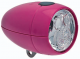 RI 45 R Fanale a batteria Basta Vintage con 2 Super Led ROSA (batt. incluse)